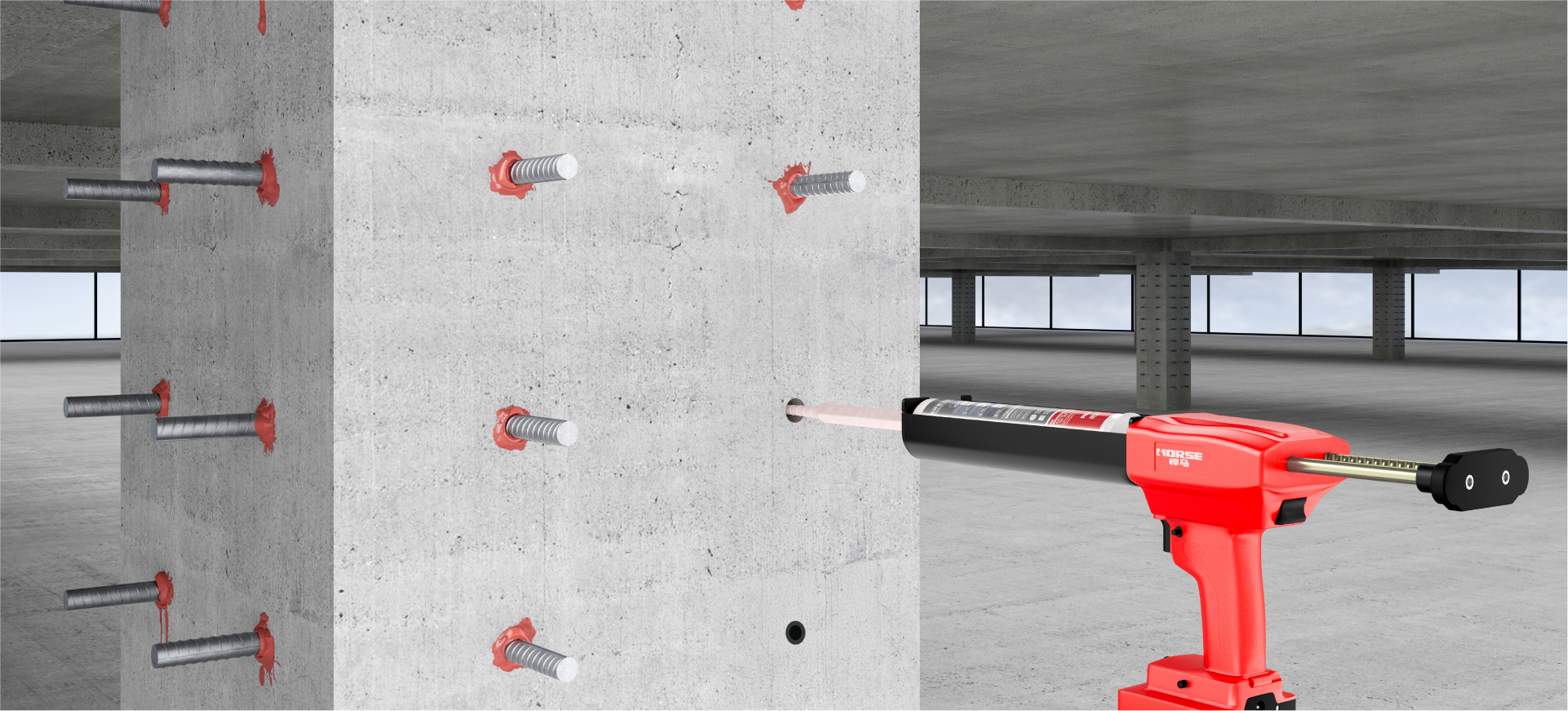 HM-500 Anchor Epoxy Solves Construction Difficulties